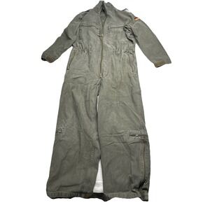 GE Wintex Apparell Vintage Military Coverall Workwear Flight Suit Baumwolle